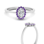 Load image into Gallery viewer, oval-sunflower-halo-purple-topaz-engagement-ring-in-white-gold-FD9704OVRGVITO-NL-wg
