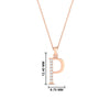 Load image into Gallery viewer, p-alphabet-pendant-with-chain-in-FDPD11292P-NL-RG