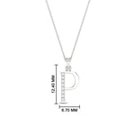 Load image into Gallery viewer, p-alphabet-pendant-with-chain-in-FDPD11292P-NL-WG
