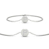 Load image into Gallery viewer, Alphabet disc diamond bracelet