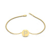 Load image into Gallery viewer, Alphabet disc diamond bracelet