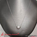 Thumbnail 5 - pavé-ball-pendant-necklace-for-women-in-14K-white-gold-FDPD8433-8