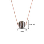 Load image into Gallery viewer, pave-ball-pendant-with-black-diamond-in--FDPD8426GBLACK-NL-RG
