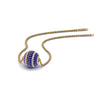 Load image into Gallery viewer, pave-diamond-ball-pendant-with-blue-sapphire-in--FDPD8426GSABL-NL-YG