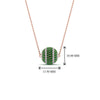 Load image into Gallery viewer, pave-diamond-ball-pendant-with-emerald-in--FDPD8426GEMGR-NL-RG