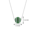 Thumbnail 70 - pave-diamond-ball-pendant-with-emerald-in--FDPD8426GEMGR-NL-WG