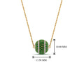 Thumbnail 106 - pave-diamond-ball-pendant-with-emerald-in--FDPD8426GEMGR-NL-YG