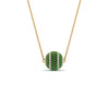 Load image into Gallery viewer, pave-diamond-ball-pendant-with-emerald-in--FDPD8426GEMGR-NL-YG