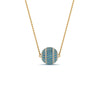 Load image into Gallery viewer, pave-diamond-ball-pendant-with-ice-blue-topaz-in--FDPD8426GICBLTO-NL-YG