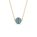 Load image into Gallery viewer, pave-diamond-ball-pendant-with-ice-blue-topaz-in--FDPD8426GICBLTO-NL-YG
