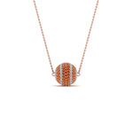 Load image into Gallery viewer, pave-diamond-ball-pendant-with-orange-sapphire-in--FDPD8426GSAOR-NL-RG
