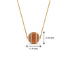 Load image into Gallery viewer, pave-diamond-ball-pendant-with-orange-sapphire-in--FDPD8426GSAOR-NL-YG
