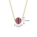 Load image into Gallery viewer, pave-diamond-ball-pendant-with-pink-sapphire-in--FDPD8426GSADRPI-NL-YG
