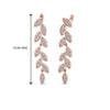 Load image into Gallery viewer, pave-diamond-leaf-drop-earring-in-14K-rose-gold-FD-EAR8334-NL-RG