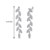 Load image into Gallery viewer, pave-diamond-leaf-drop-earring-in-14K-white-gold-FD-EAR8334-NL-WG