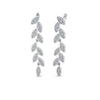Load image into Gallery viewer, pave-diamond-leaf-drop-earring-in-14K-white-gold-FD-EAR8334-NL-WG