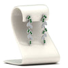 Load image into Gallery viewer, pave-diamond-leaf-drop-earring-with-emerald-in-14K-white-gold-FD-EAR8334GEMGR-NL-WG