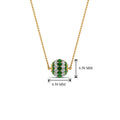Thumbnail 98 - pave-diamond-sphere-pendant-with-emerald-in--FDPD8433GEMGR-NL-YG