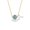 Load image into Gallery viewer, pave-diamond-sphere-pendant-with-ice-blue-topaz-in--FDPD8433GICBLTO-NL-YG