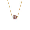 Load image into Gallery viewer, pave-diamond-sphere-pendant-with-pink-sapphire-in--FDPD8433GSADRPI-NL-YG