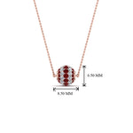 Load image into Gallery viewer, pave-diamond-sphere-pendant-with-ruby-in--FDPD8433GRUDR-NL-RG

