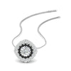 Load image into Gallery viewer, pave-double-halo-black-diamond-pendant-in-FDPD10707GBLACK-NL-WG