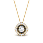 Load image into Gallery viewer, pave-double-halo-black-diamond-pendant-in-FDPD10707GBLACK-NL-YG
