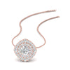 Load image into Gallery viewer, pave-double-halo-diamond-pendant-in-FDPD10707-NL-RG