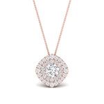 Load image into Gallery viewer, pave-double-halo-diamond-pendant-in-FDPD10707-NL-RG
