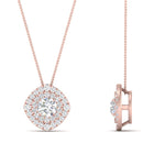Load image into Gallery viewer, pave-double-halo-diamond-pendant-in-FDPD10707-NL-RG
