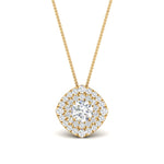 Load image into Gallery viewer, pave-double-halo-diamond-pendant-in-FDPD10707-NL-YG
