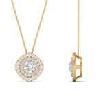 Load image into Gallery viewer, pave-double-halo-diamond-pendant-in-FDPD10707-NL-YG
