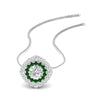 Load image into Gallery viewer, pave-double-halo-emerald-pendant-in-FDPD10707GEMGR-NL-WG
