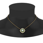 Load image into Gallery viewer, pave-double-halo-emerald-pendant-in-FDPD10707GEMGR-NL-YG
