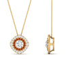 Load image into Gallery viewer, pave-double-halo-orange-sapphire-pendant-in-FDPD10707GSAOR-NL-YG