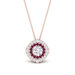 Load image into Gallery viewer, pave-double-halo-pink-sapphire-pendant-in-FDPD10707GSADRPI-NL-RG
