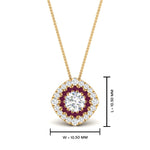 Load image into Gallery viewer, pave-double-halo-pink-sapphire-pendant-in-FDPD10707GSADRPI-NL-YG
