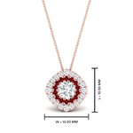 Load image into Gallery viewer, pave-double-halo-ruby-pendant-in-FDPD10707GRUDR-NL-RG

