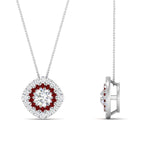 Load image into Gallery viewer, pave-double-halo-ruby-pendant-in-FDPD10707GRUDR-NL-WG
