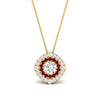 Load image into Gallery viewer, pave-double-halo-ruby-pendant-in-FDPD10707GRUDR-NL-YG
