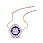 Load image into Gallery viewer, pave-double-halo-sapphire-pendant-in-FDPD10707GSABL-NL-RG
