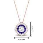 Load image into Gallery viewer, pave-double-halo-sapphire-pendant-in-FDPD10707GSABL-NL-RG
