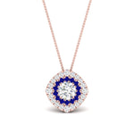 Load image into Gallery viewer, pave-double-halo-sapphire-pendant-in-FDPD10707GSABL-NL-RG
