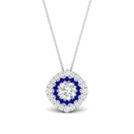Load image into Gallery viewer, pave-double-halo-sapphire-pendant-in-FDPD10707GSABL-NL-WG
