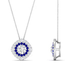 Load image into Gallery viewer, pave-double-halo-sapphire-pendant-in-FDPD10707GSABL-NL-WG

