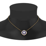 Load image into Gallery viewer, pave-double-halo-sapphire-pendant-in-FDPD10707GSABL-NL-YG
