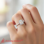 Load image into Gallery viewer, pave-haloand-shank-engagement-ring-white-gold-fdens9710emr-b1-model
