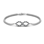 Load image into Gallery viewer, Pave Infinity Chain Bracelet
