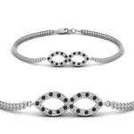Load image into Gallery viewer, Pave Infinity Chain Bracelet
