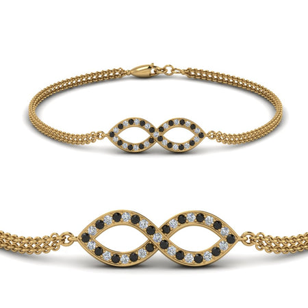 Pave Infinity Chain Bracelet